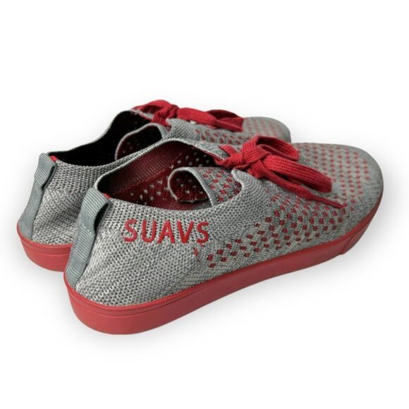 Suavs The Zilker Unisex Polka Dot Digital Knit Lace Up Sneakers  7 - Picture 4 of 8